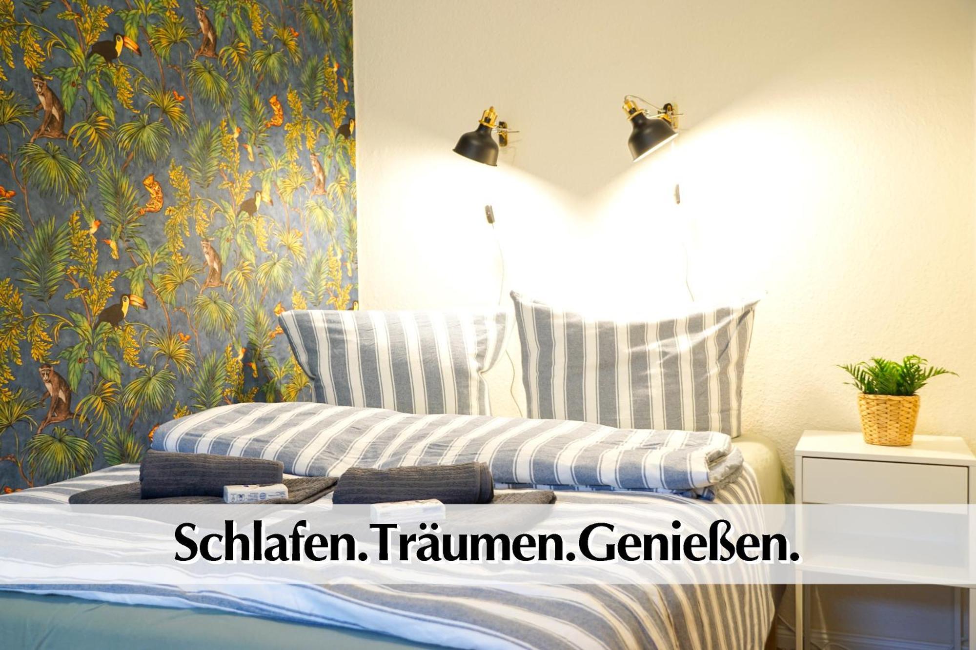 Grossraum-Apartments Mit 2Sz, Wz, Kueche, Smart-Tv, Parken, Etc Erfurt Bagian luar foto